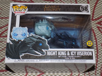 FUNKO,POP NIGHT KING & ICY VISERION, GAME OF THRONES #58, FIGURE