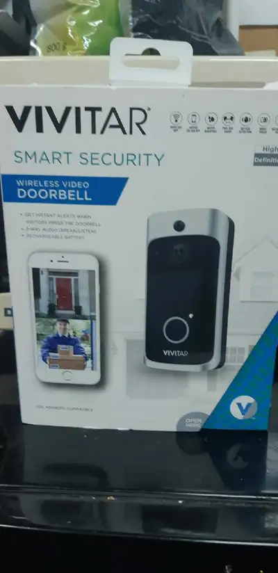 vivitar smart security wireless video doorbell, View more