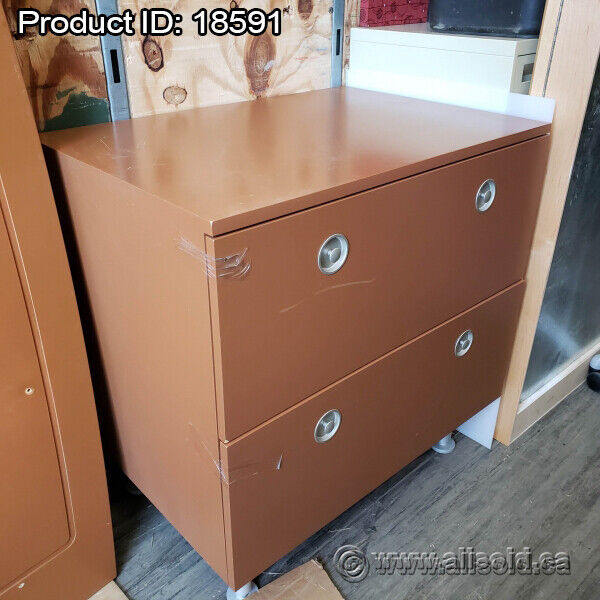 Wood Style 2 Drawer Lateral File Cabinets, $250 each in Storage & Organization in Calgary - Image 3