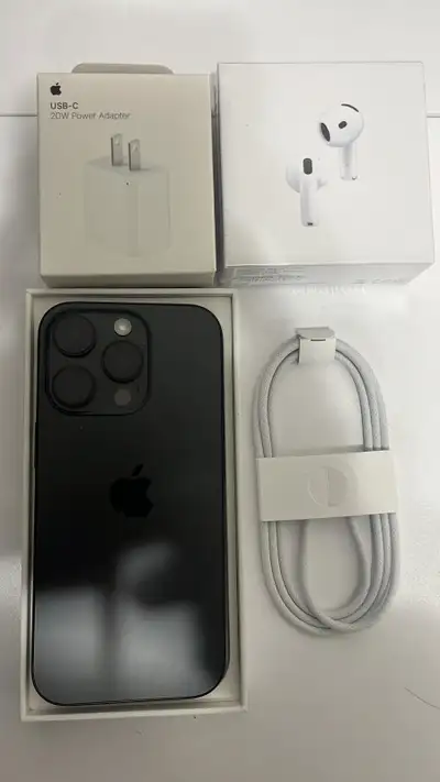 iPhone 16 PRO 128GB **Airpods pkg Delivery**, View more