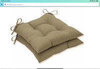 Coussins Pillow Perfect Lot de 4 coussins de couleur Taupe