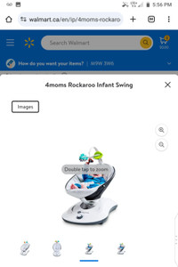 4moms Rockaroo Infant Baby Rocker Swing - Multi Motion