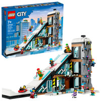 LEGO City Ski and Climbing Center 60366 Built and complete