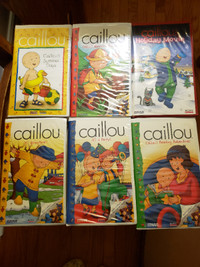 Caillou VHS Cassettes with Clamshell Cases