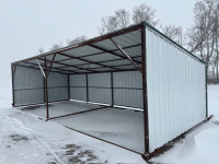 12’ x 30’ cattle shelter 