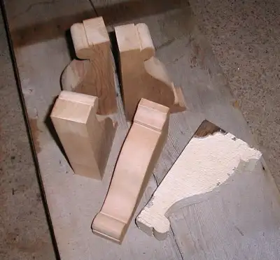 corbels - 10 1/4 inches tall with a 5 1/2 inch profile, View more