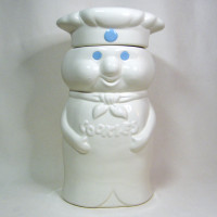 Vintage PILLSBURY Doughboy Poppin Fresh Cookie Jar 1973