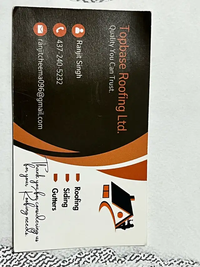Topbase Roofing Ltd. Professional Services479098271014604803