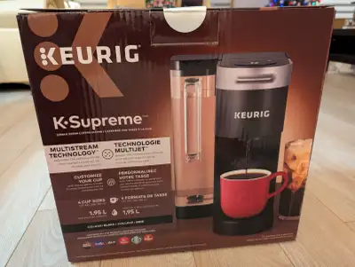 COFFEE MAKER - KEURIG K-SUPREME - NEW!, View more