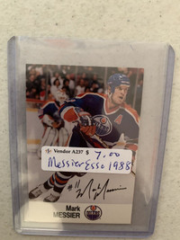 Mark Messier 1988 Esso Hockey Card Oilers Showcase 305