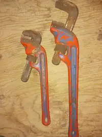Ridgid stewl E 14 and E 18 end pipewrenches