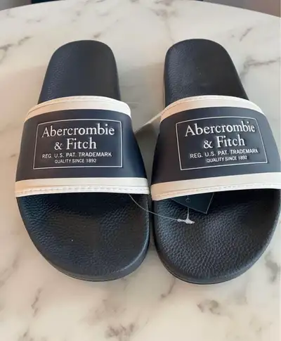 Abercrombie & fitch men’s slides size 8, View more