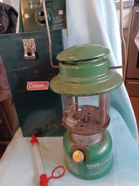 Coleman 321B lantern with metal case