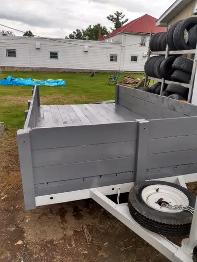 10' 8 Inch Long by 6' 3'' Wide Utility Trailer with Brakes