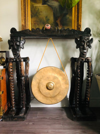 Antique Eclectic Gong possibly Indonesian origin