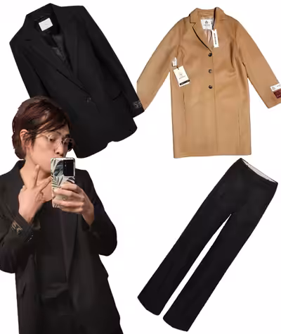 3 piece Suit Includes: 1. BABATON, FITZGERALD - Italian Cashmere Wool. 2. wilfred, New Generation Bl...