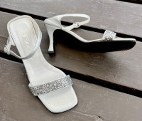 Silver High Heels - Size:37