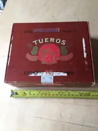 Collectible Tueros Cigar Box