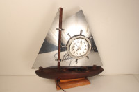 Snider sailboat mantel clock