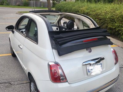 2012 Fiat 500c Lounge Convertible – Auto!  Low KM’s!  Safety!