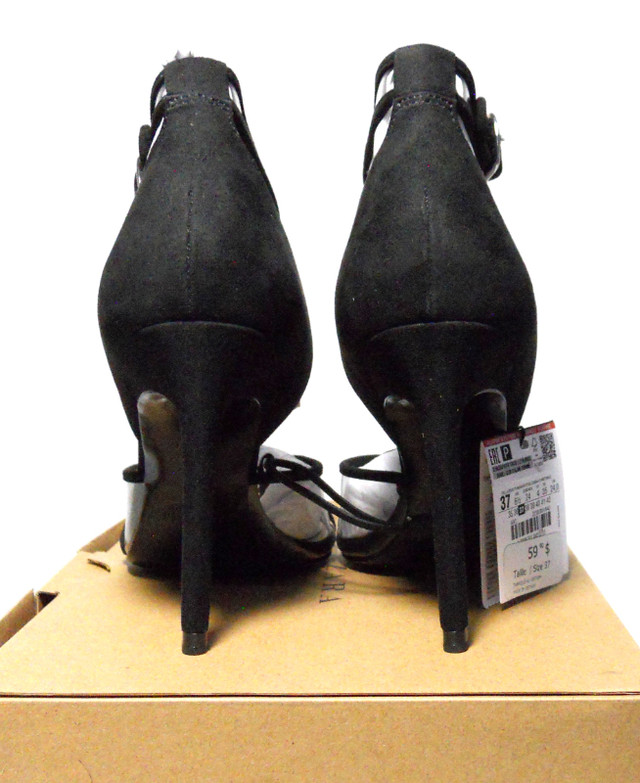 New Ladies Black Zara High Heels, Size 6.5 in Women's - Shoes in Windsor Region - Image 3