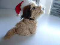 Dakin Vintage Christmas Benji  Dog Plush Toy  7" T.V. Film