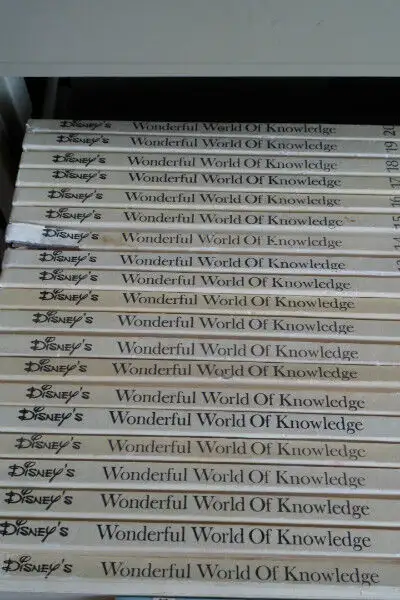 Vintage Wonderful World of Disney set Excellent condition. 20 volume set