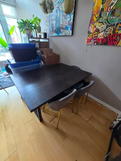 Solid Wood Dining Table, LG, View more