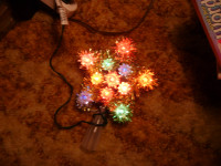 Christmas Tree Star Tree Topper With Bright Color Lights