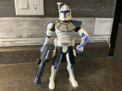 STAR WARS 10” TALKING CLONE WARS CLONE TROOPER CAPTAIN REX, View more