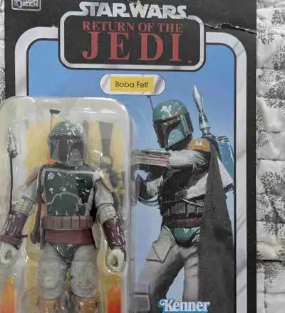 Star Wars Return of the Jedi Boba Fett Kenner 40th anniversary, View more