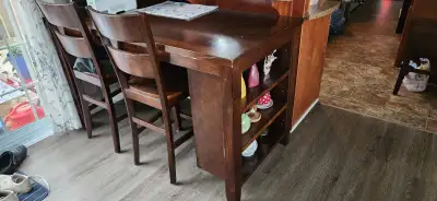 Table with 4  stools, View more