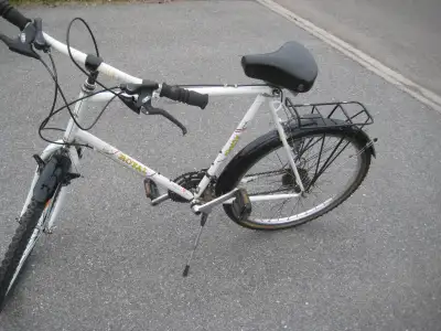FS: Royal road bike with kick stand, tire guard and back carriag, View more