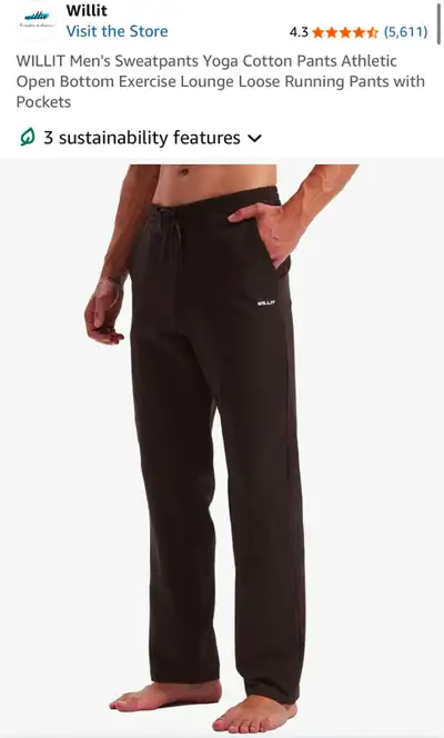 NWT’s Men’s Cotton Pants (XL), View more