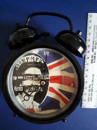 Sex Pistols retro alarm clock - punk rock icons