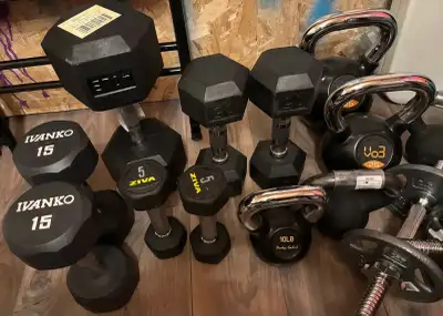 Hex Dumbbells/Kettlebells/Weights, View more