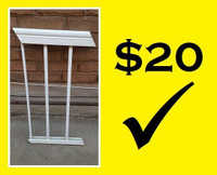 REPAIR PIECE --- STANDARD ALUMINUM RAILING, White --- $20 !!