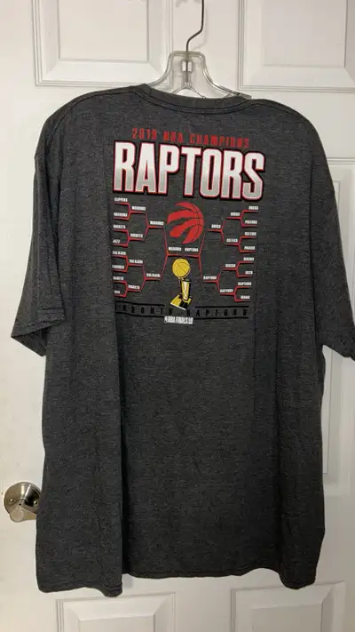 This is a new Raptors NBA Champions shirt, celebrating their 2019 victory! It's a great way to show...