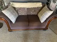 Couch, Love Seat, and Chair with Ottoman 