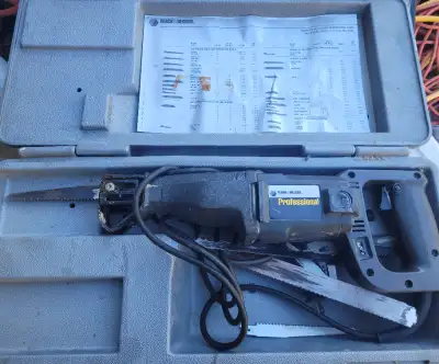 Black & Decker reciprocating saw. Power tool. I deliver!, View more
