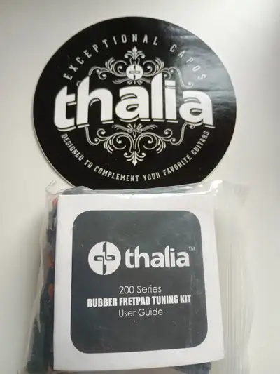 Caoutchoucs Thalia 200 series capo rubber fretpad tuning kit, View more