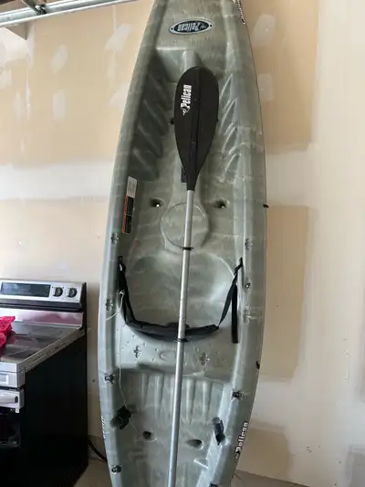This is a Pelican kayak, perfect for a day on the water! It's in good condition and ready for advent...