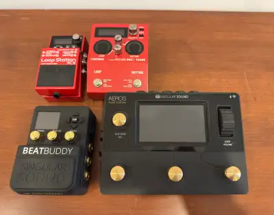 Loopers - Aeros Gold, Beatbuddy Gold, Boss RC-5, RC-10R, View more