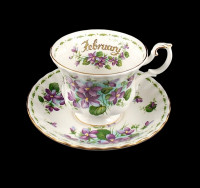 Royal Albert Flower of the Month Violets February Teacup