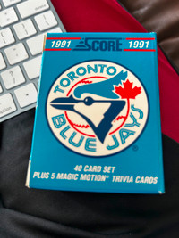 40 Card Set of 1991 Score Toronto Blue Jays