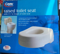 Carex raised toilet seat please check info in the ad 