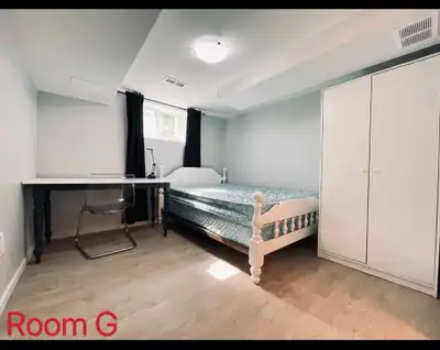 Room G for rent. Very conveniently located downtown single home with parking. There are bus stops an...