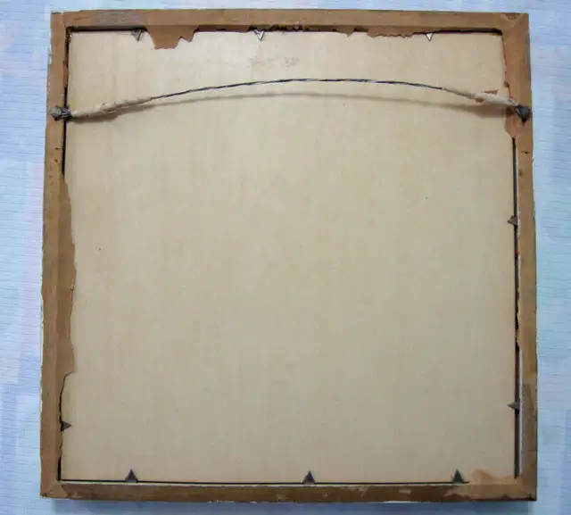 PETITE GRAVURE FLORALE avec CADRE VINTAGE SMALL FLORAL PRINT in Arts & Collectibles in West Island - Image 4