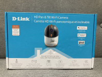D- Link HD Pan & Tilt WiFi Camera 360 degrees - Brand New