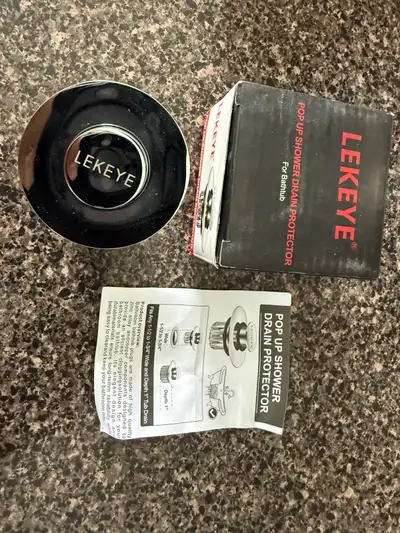 LEKEYE Shower Drain Protector brand new Ajax pickup only , View more